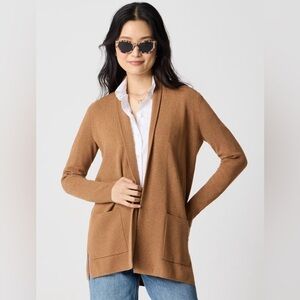 J Crew Chelsea sweater blazer (black and tan)